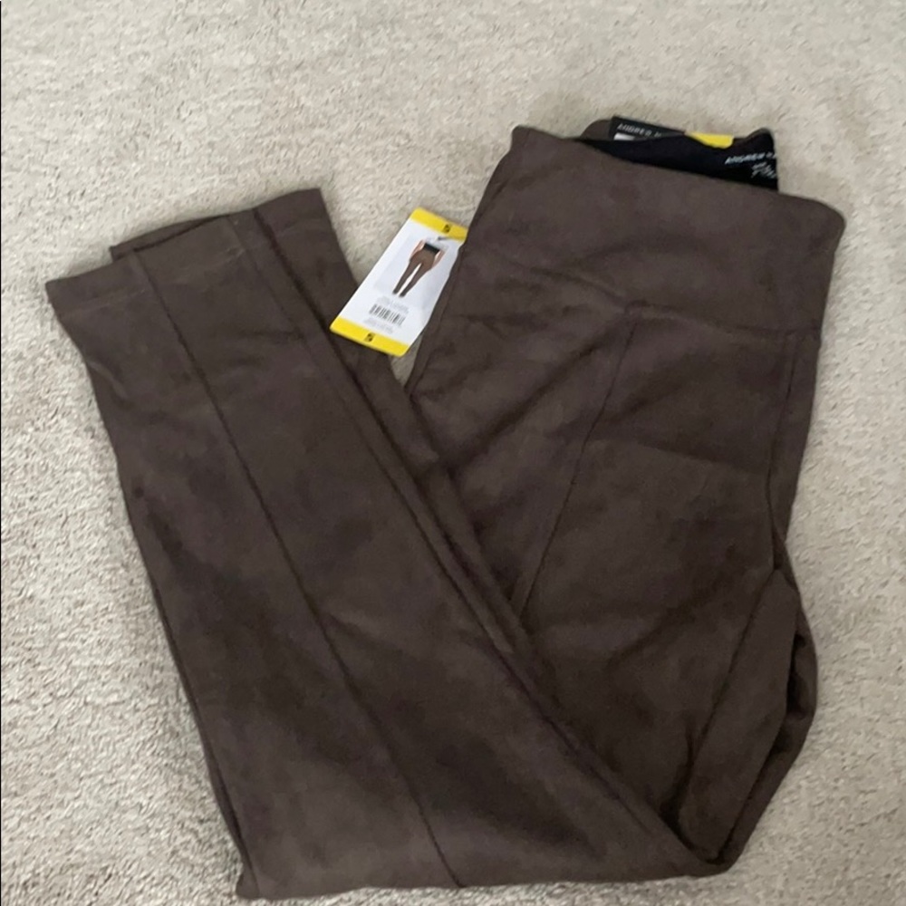 Brown Suede Pants
